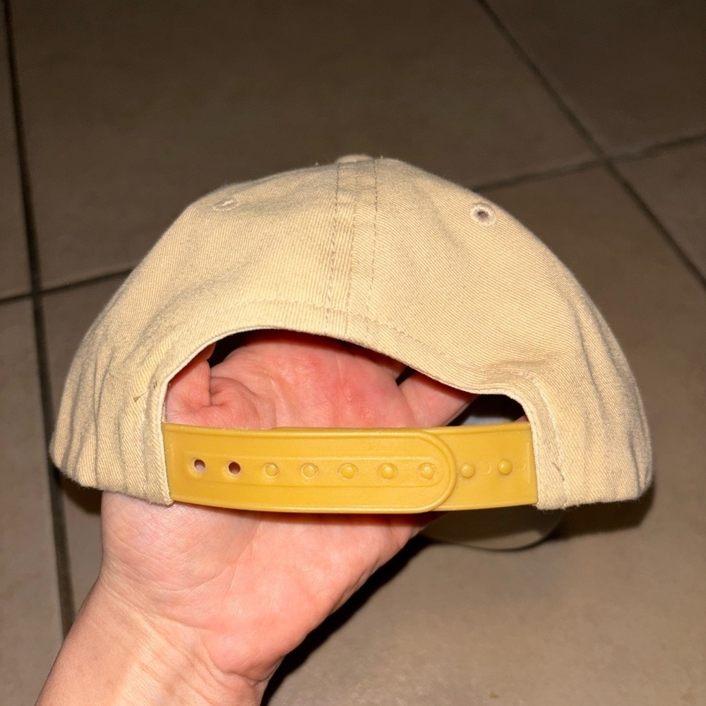 Vive Tan Palm Tree Sunset Golf Rope Hat Snapback Cap - Picture 7 of 9